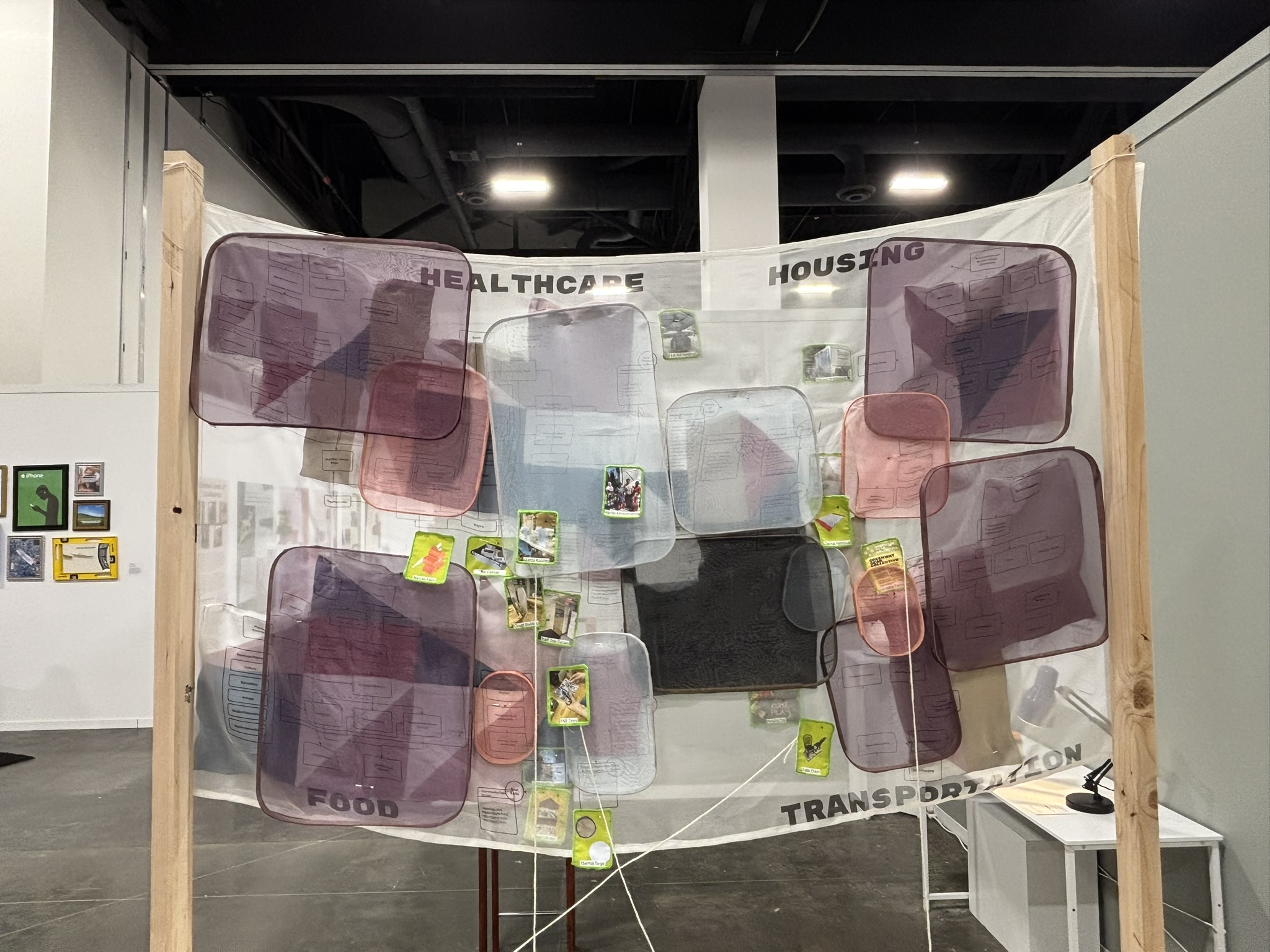 Patchworks quilt on show at the RISD 2025 Grad Thesis Show